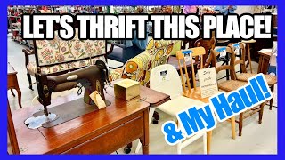 SHOPPING AT THE THRIFT STORE FOR Vintage amp Cottage HOME DECOR amp RESELLING amp Haul Thrifting 2024 8 [upl. by Aramac]