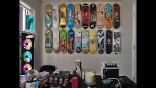 Our Entire Skateboard Collection And More Trucks Wheels Plus Some Skate Talk [upl. by Dasya]