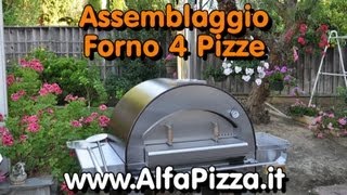 Il Montaggio del forno 4 Pizze della AlfaPizza [upl. by Repinuj]