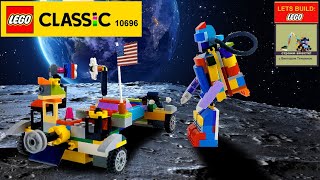 Lego 10696 Space Model 🚀🛸🛰 How to build 2024 Mission to the Moon MOC from LEGO CLASSIC 💰💲 Save money [upl. by Dielle]