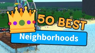 TOP 50 WORKING 2024 BLOXBURG NEIGHBORHOOD CODES  Roblox Bloxburg [upl. by Biles457]