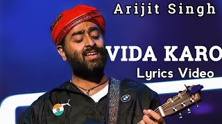 Vida karo Lyrics  Arijit Singh  Jonita Gandhi  Amar Singh Chamkila  A R Rahman Irshad Kamil [upl. by Sheffield]