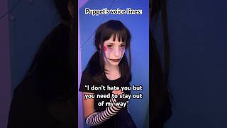 Puppet’s voice lines  Puppetmarionette cosplay puppet fnaf fivenightsatfreddys cosplay [upl. by Dev395]