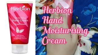 Herbion Hand Moisturizing Cream Reviews [upl. by Feilak]