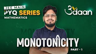 Monotonicity Part1  Previous Year Questions for JEE Main 2024  Udaan PYQ Series  ALLENJEE [upl. by Llerryt765]