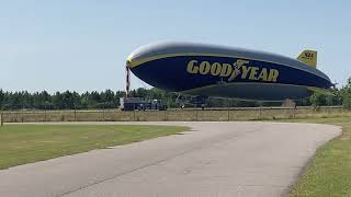 Goodyear Blimp Ready to Takeoff [upl. by Arakawa]