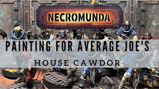 House Cawdor Necromunda Painting Guide for Average Joes [upl. by Hereld]