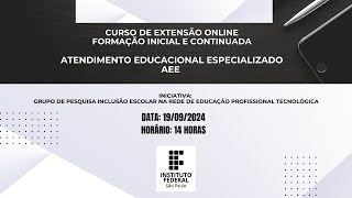 Atendimento Educacional Especializado AEE [upl. by Dominick]