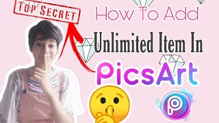 How To Add Unlimited Item In PicsArt On Android In HindiApkObb2021SomPlayz [upl. by Ram473]