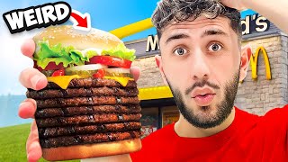 Trying WEIRDEST Fast Food Items in the World [upl. by Savvas]