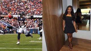 Simone Biles’ HeartStopping Reaction to Jonathan Owens’ First Bears Touchdown [upl. by Sirap467]