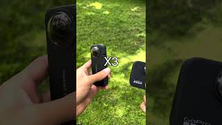 GoPro MAX vs Insta360 X3😱 shorts gopromaxvsinsta360x3 insta360x3 gopromax [upl. by Arahs]