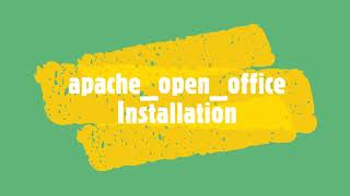 apache open office Installation [upl. by Rena]