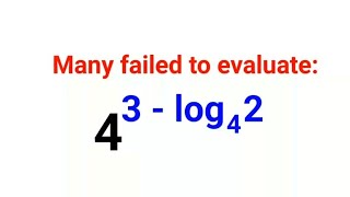 43log2   Many failed to evaluate this correctly Can you do it [upl. by Leinod]