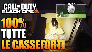 TUTTE LE CASSEFORTI SCASSINATORE  CALL OF DUTY BLACK OPS 6  GUIDA GAMEPLAY ITA [upl. by Llewsor681]