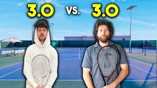 30 vs 30 Beginner Tennis Match  Sunday Set 12 [upl. by Hubert9]