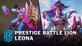 Prestige Battle Lion Leona Skin Spotlight  PreRelease  PBE Preview  League of Legends [upl. by Eulalia525]