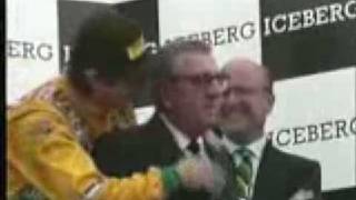 Nelson Piquet making fun of Jean Marie Balestre [upl. by Reerg]