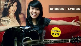 Kelly Clarkson  Breakaway acoustic cover KYN  Lyrics  Chords [upl. by Ammann]