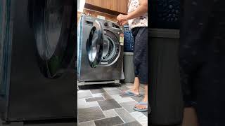 Front load monthly cleaning।। Washing machine cleaning। shortsyoutube tips how howto [upl. by Llemrej]