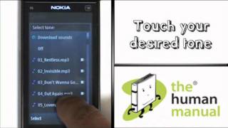 Changing your ringing tone  Nokia X6  The Human Manual [upl. by Relyat]