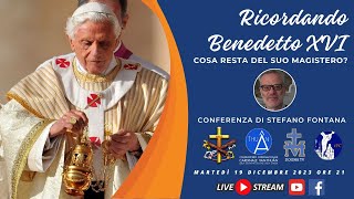 Ricordando Benedetto XVI Cosa resta del suo Magistero [upl. by Animor991]