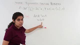 Class 12th – Prove Cos Inverse 1 x  Sec Inverse x  Trigonometric Function  Tutorials Point [upl. by Tobi565]