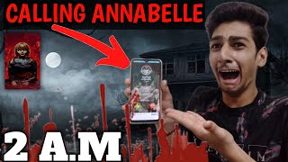 I AM CALLING ANNABELLA IN REAL LIFE AT 2 AM [upl. by Ellenor]