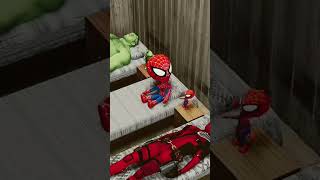 deadpool vs spidey vs hulk  alarm every morning 3  marvel animation [upl. by Draillih]