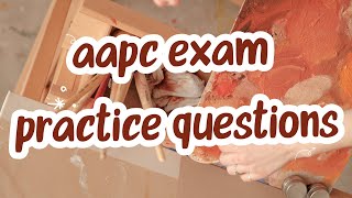 aapc exam practice questions 2024AAPC CPC Practice Questions [upl. by Yelreveb]