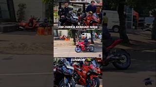 Sunmorace CBR250RR vs Kawasaki Ninja 250 sunmori cbr250rr ninja250 [upl. by Helfant]