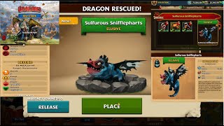 Dragons Rise of Berk Complete Sulfurous Snifflepharts Collection Rare Dragons ampEpic Adventures Await [upl. by Latreese]