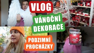 VÁNOČNÍ DEKORACE🎄 PODZIMNÍ PROCHÁZKY 🍁 moje dny [upl. by Yllatan466]