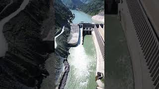 Spillway Flap Gates Discharge nature waterdam travel music [upl. by Tonina]