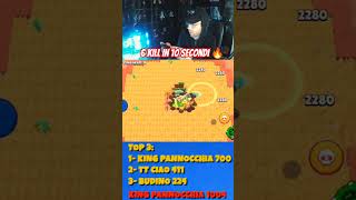 6 KILL IN 10 SEC BRAWLSTARS STARDROP BRAWLTALK [upl. by Eednus]