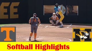 11 Missouri vs 9 Tennessee Softball Game 2 Highlights March 16 2024 [upl. by Daphna768]