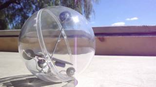 The wanna be Miniball  BEAM robot by Solarbotics [upl. by Llerrej]