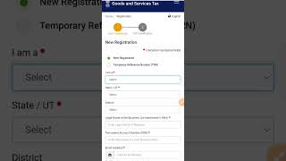 GST REGISTRATION GST Registration Process Online GST registration [upl. by Hairehcaz912]