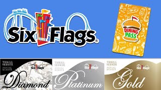 NEW Six Flags Annual Memberships  Dining Plan RETURNS [upl. by Darnoc533]