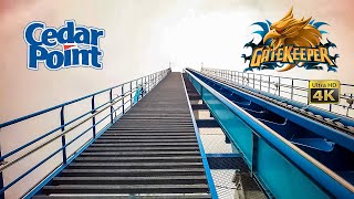 2022 GateKeeper Roller Coaster On Ride Front Row 4K POV Cedar Point [upl. by Theresina]