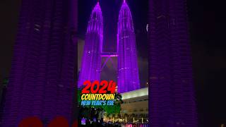 2024 in Malaysia 🎉 Kuala Lumpur Countdown [upl. by Nnarual]