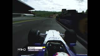 F1 2004 Montoya Onboard SpaFrancorchamps  Assetto Corsa [upl. by Anhsirk556]