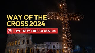 LIVE from the Colosseum  Way of the Cross  March 29th 2024 [upl. by Ehling]