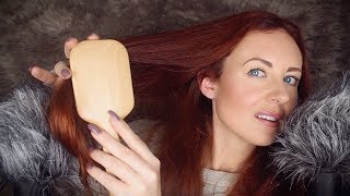 Softest ASMR Hair Brushing ✨ Nail Tapping amp Hand Sounds [upl. by Rumney515]