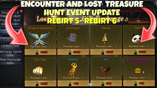 Encounter And Lost Treasure Hunt Event update Rebirt 5  Rebirt 6  MU Dragon Adventure Mobile [upl. by Ewall]