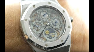 Audemars Piguet Royal Oak Skeleton Perpetual Calendar 25636STOO0944ST01 Luxury Watch Review [upl. by Esialb]