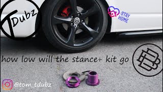 VWT5 stance plus coilovers [upl. by Lyontine]