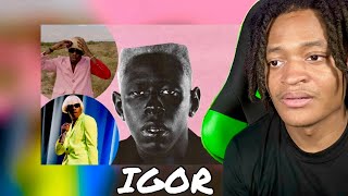 I CANT NAME 3 SONGS Tyler The Creator  IGOR Full Album Reaction since Discovery [upl. by Amiel]