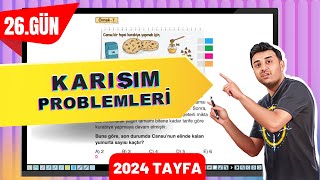 KARIŞIM PROBLEMLERİ  26 GÜN 40GündeTYTmatematikkampı [upl. by Cirtemed]