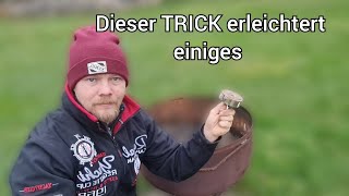 Feuerschale MIT DIESEM TRICK ENTFERNST DU ALLE METALL TEILE [upl. by Leuams]